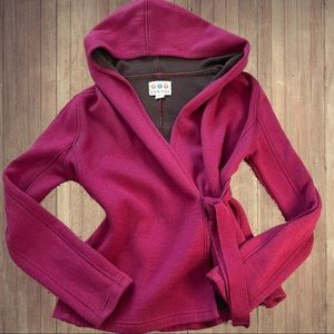 Title Nine Hooded Wrap It Up Sweater